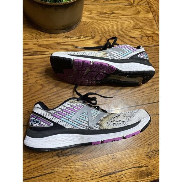 New Balance 860 V9 Women's Low Top Lace Up Running Shoes Multicolor Sz 6 W860WP9 - Picture 2 of 8